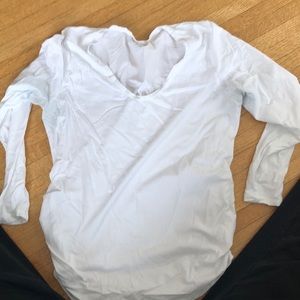 Long sleeve maternity shirt